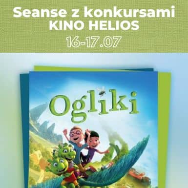 Seanse z konkursami w Kinie Helios z filmem "Ogliki"